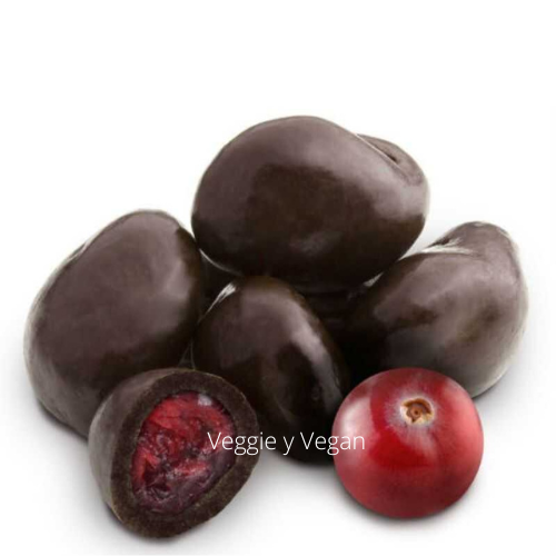 Cranberries bañados en chocolate bitter 63% cacao